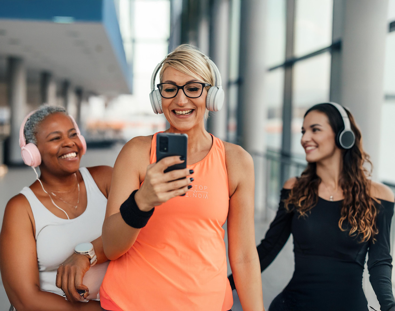 Women working out