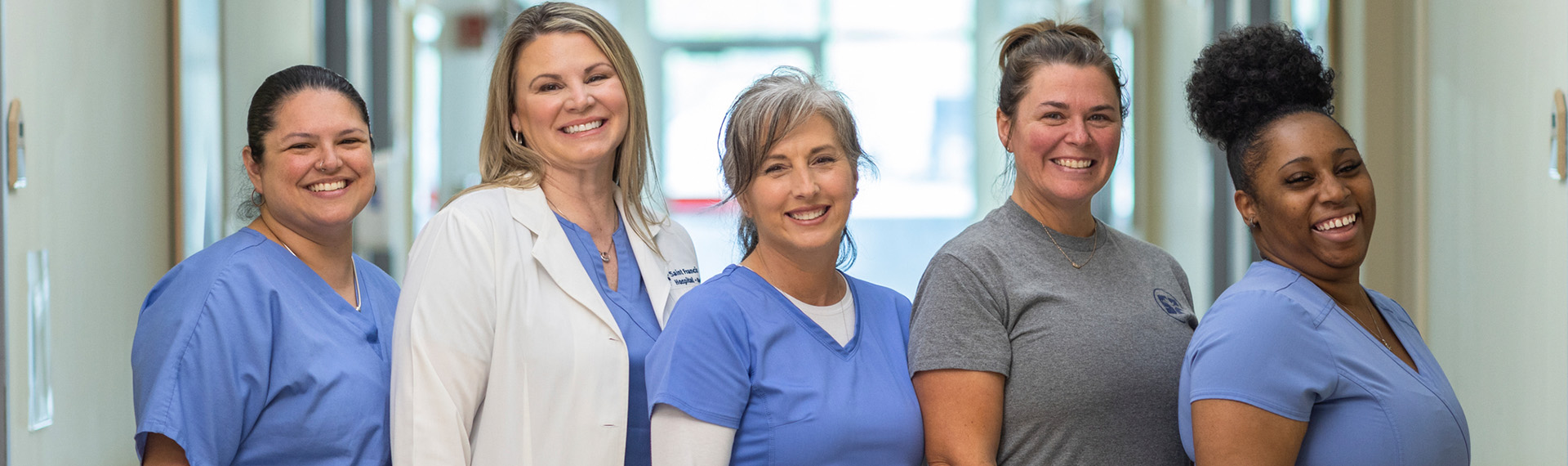 medical workers smiling